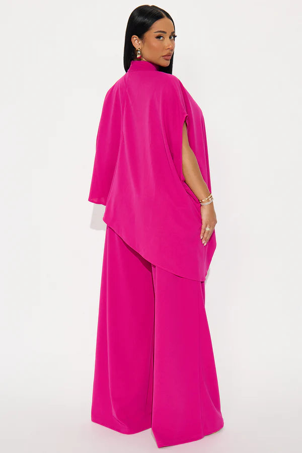 🤎 Coordinato elegante dal design drappeggiato