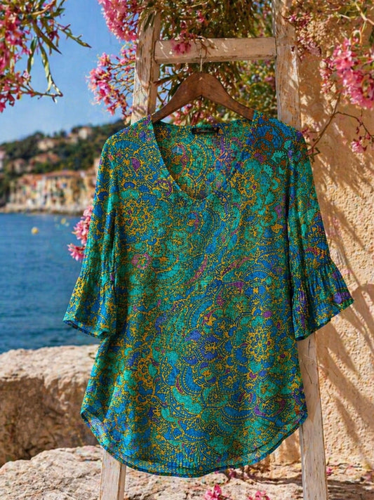 Blusa da donna a fantasia